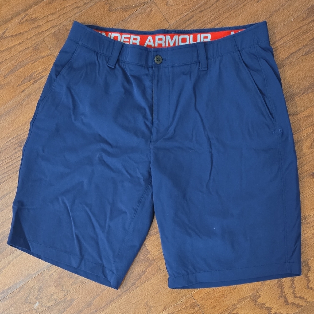 Under Armour Men's Navy Heat Gear Shorts